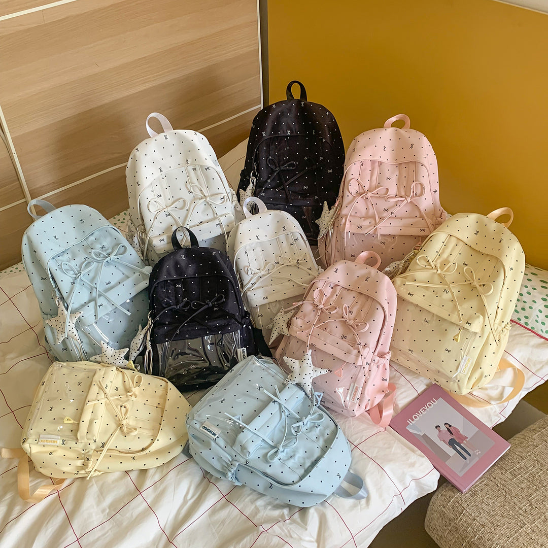 Stylischer gepunkteter Rucksack Karnz