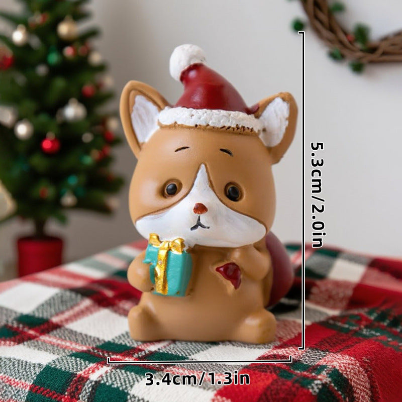 Dekorative Weihnachtsfigur im Schafdesign Karnz