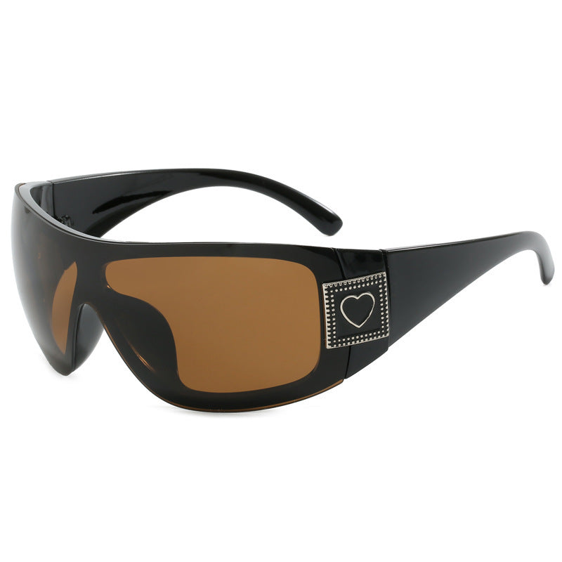 Damen Sportliche Sonnenbrille mit modernem Design Karnz