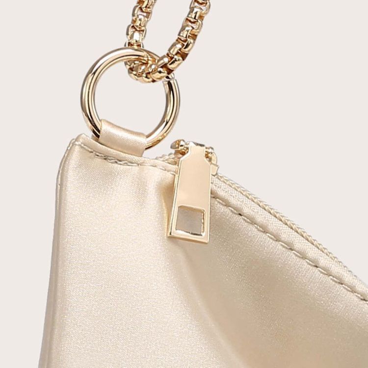 Satin Abend Schultertasche