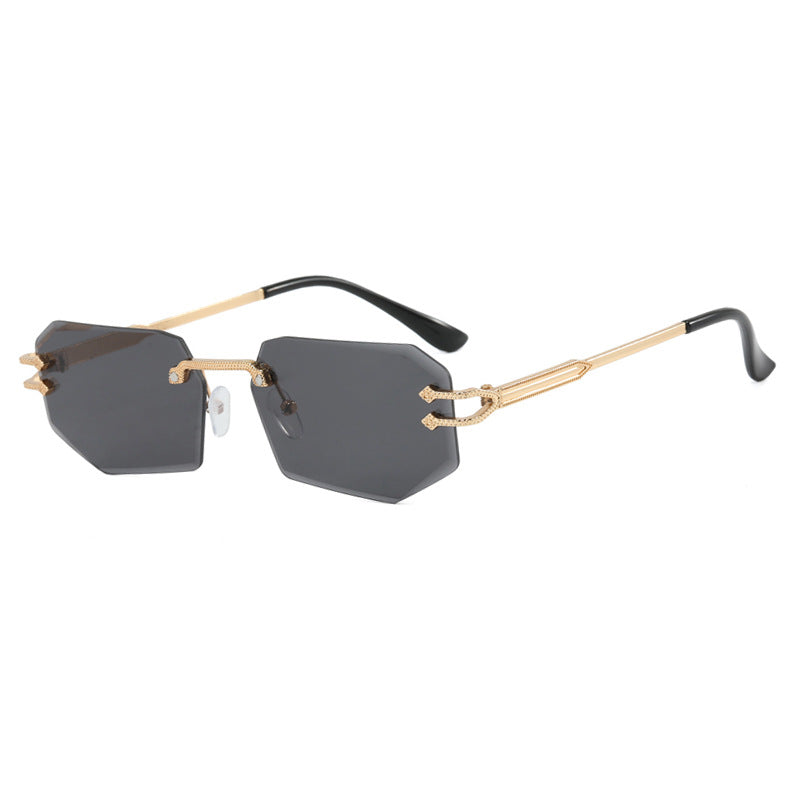 Damen geometrische Fashion-Sonnenbrille Karnz