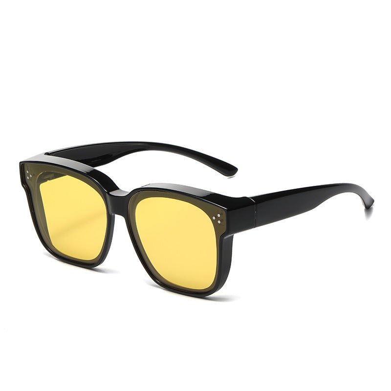 Modische Übergroße Rechteckige Sonnenbrille