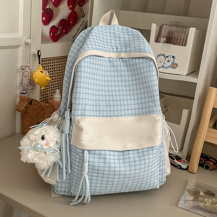 Texturierten Freizeit-Rucksack mit Charm Karnz