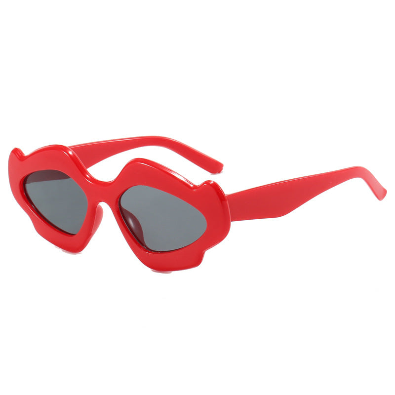 Damen kreative Oversized-Sonnenbrille im zeitgenössischen Design Karnz