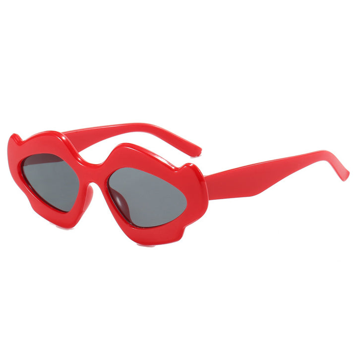 Damen kreative Oversized-Sonnenbrille im zeitgenössischen Design Karnz