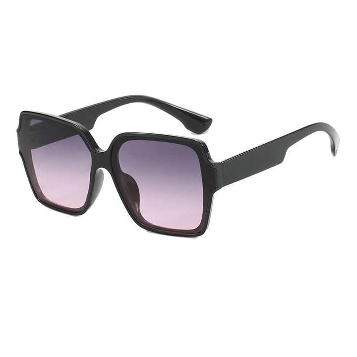 Damen quadratische Sonnenbrille mit einzigartigem, stilvollem Rahmen Karnz