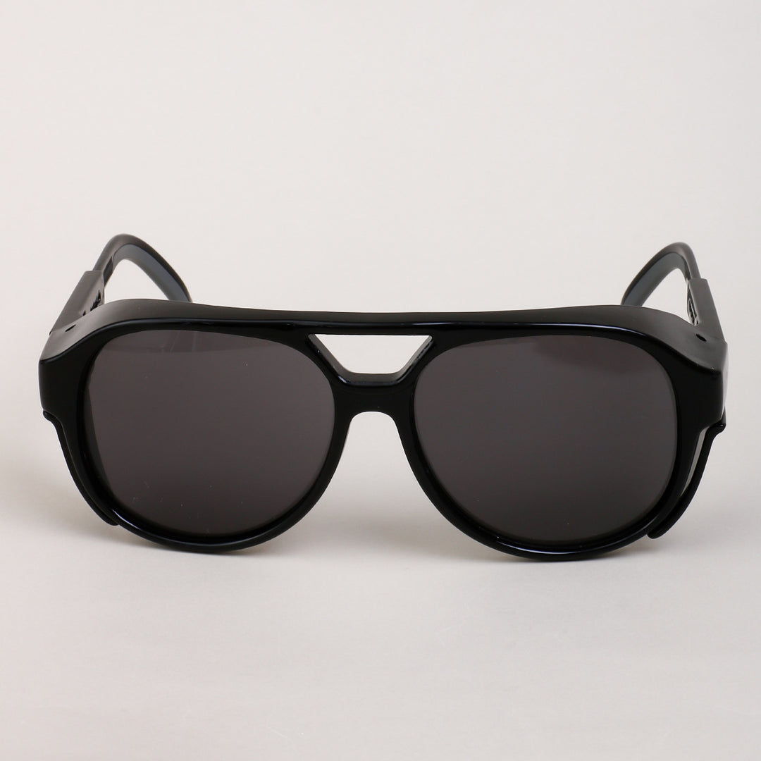 Damen oversized Sonnenbrille im geometrischen Design mit robustem Rahmen und polarisierten Gläsern Karnz