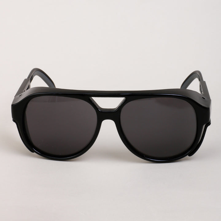 Damen oversized Sonnenbrille im geometrischen Design mit robustem Rahmen und polarisierten Gläsern Karnz
