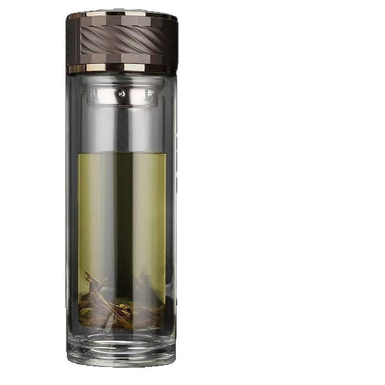 Damen Premium Glas Trinkflasche Karnz