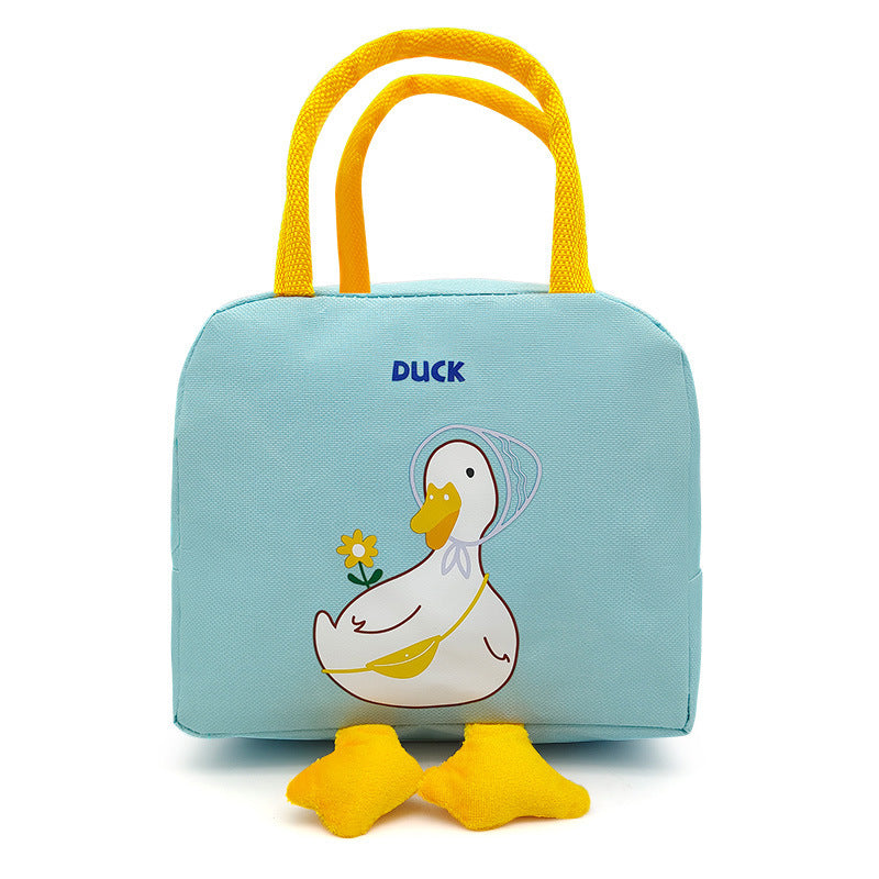 Enten-Themen Isolierte Lunchbox
