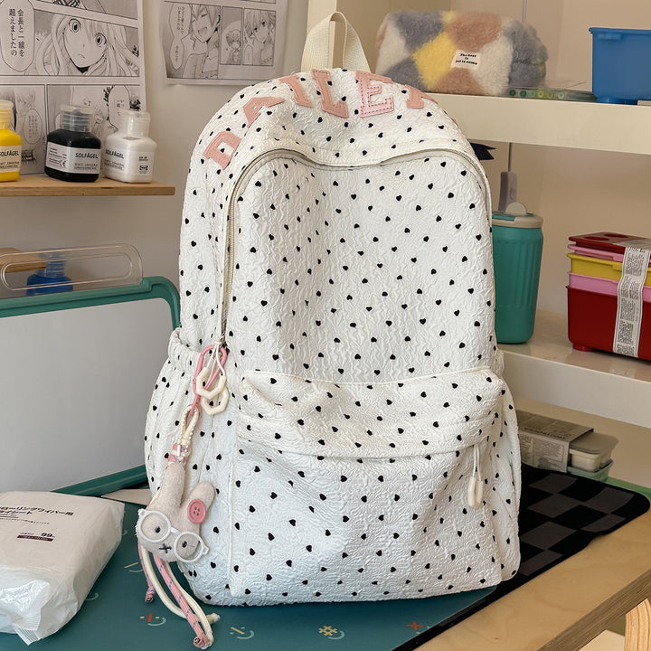 Niedlicher herzförmiger lässiger Rucksack Karnz
