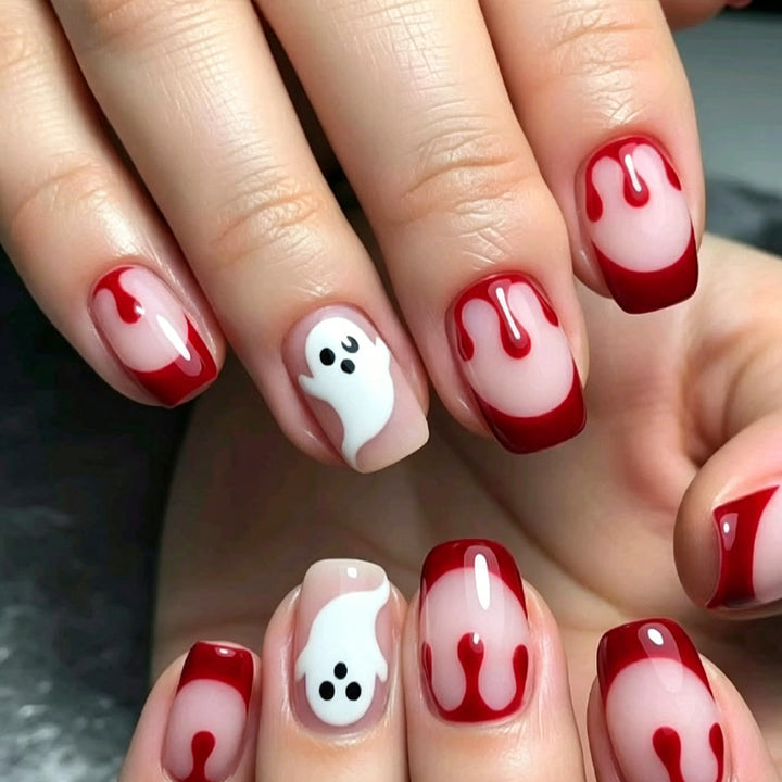 Schaurige Geister-Themen Nagelkunst Erweiterungen Karnz