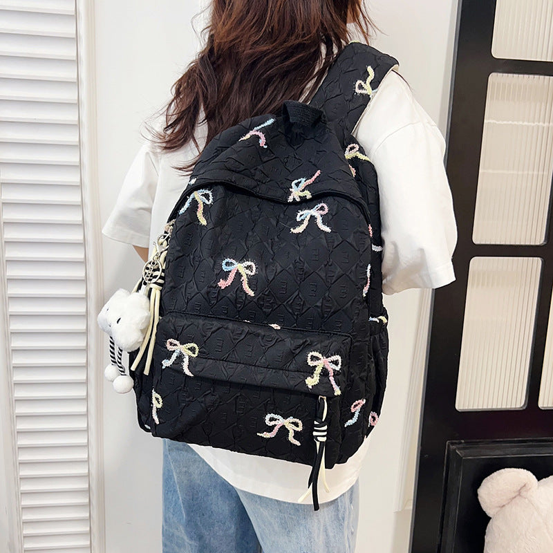 Kreativer Rucksack mit Schleifenmuster Karnz