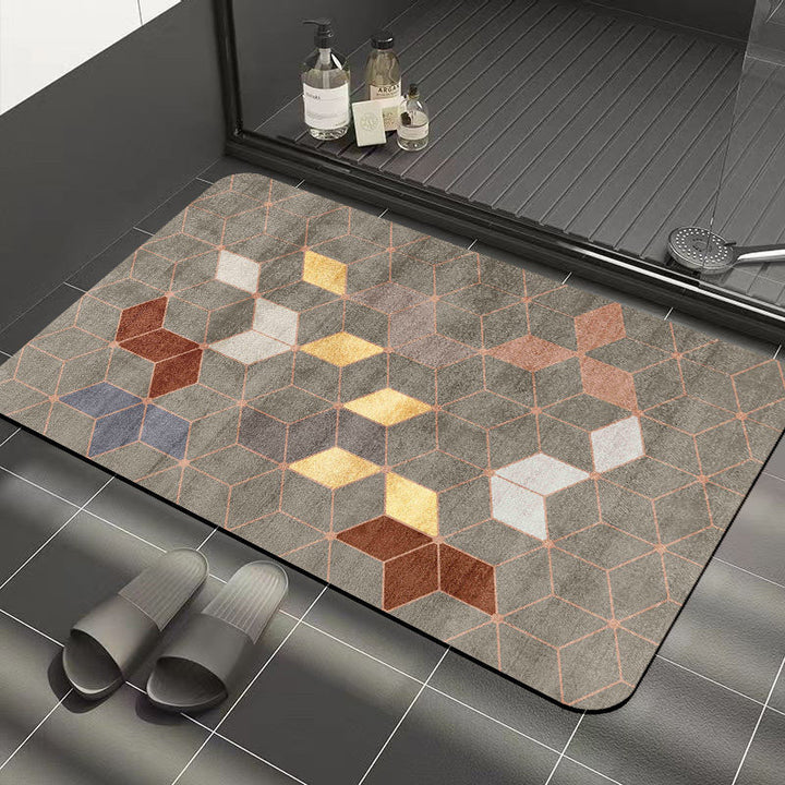 Abstraktes geometrisches Design Teppich
