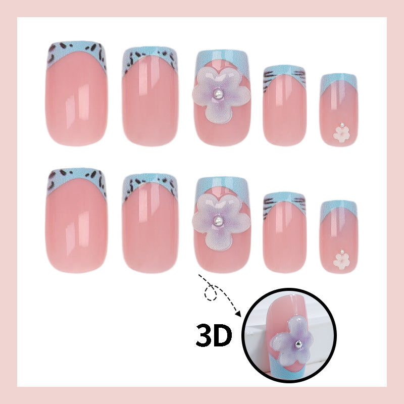 Künstliche Fingernägel mit floralen Designs Karnz