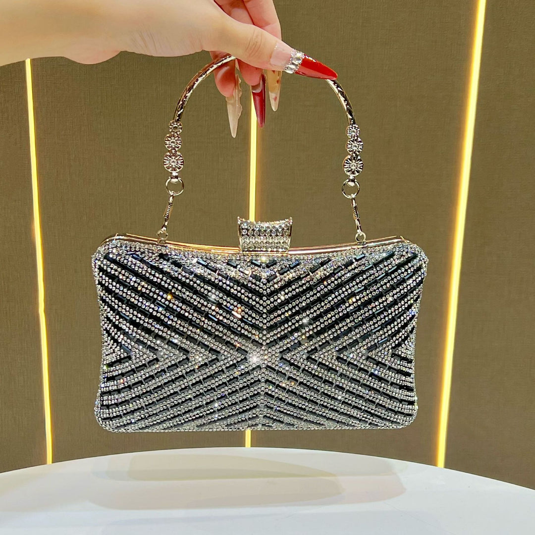 Glamouröse Strass-Besetzte Abendhandtasche