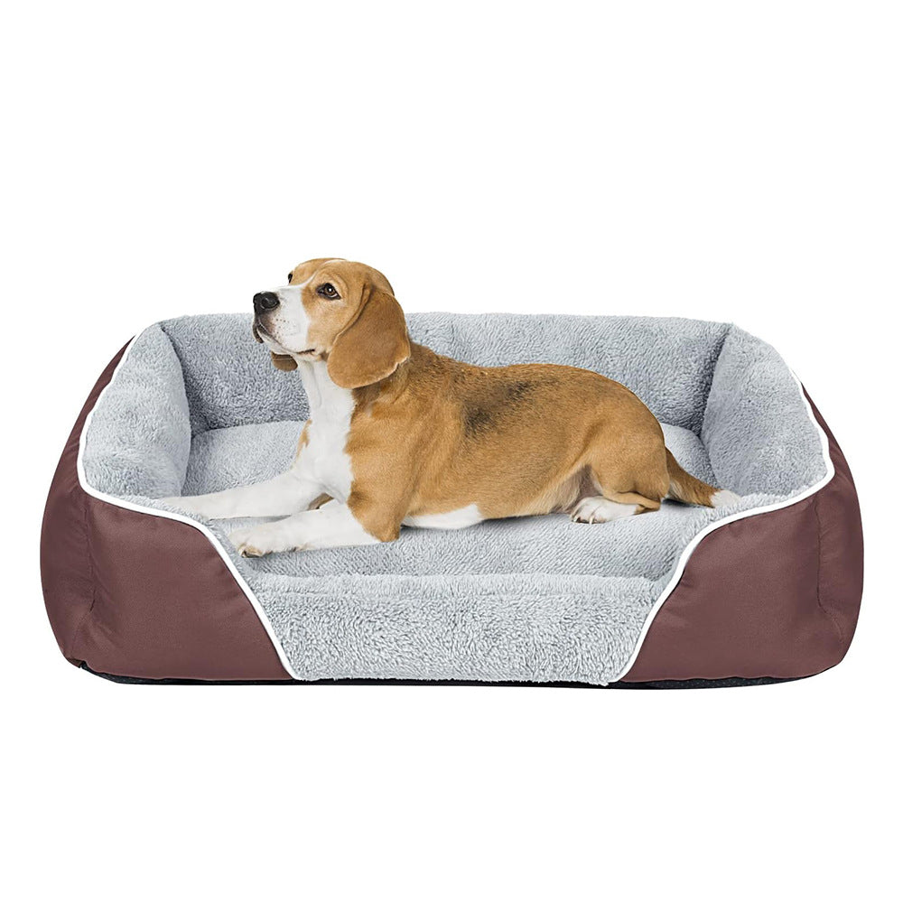 Orthopädisches Hundeloungebett mit erhöhtem Rand Hundebett