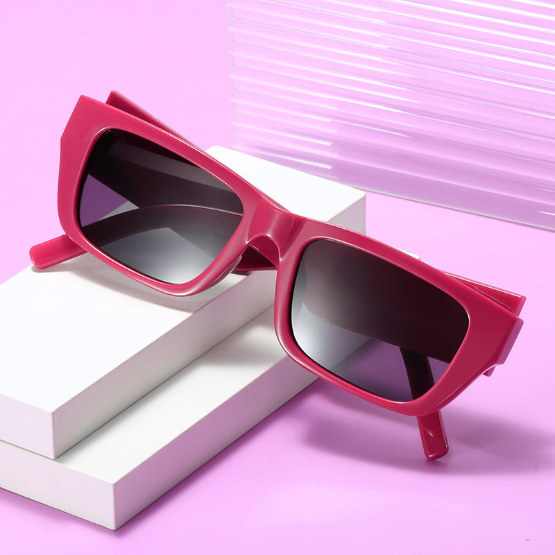 Damen modische rechteckige Sonnenbrille im innovativen Design Karnz