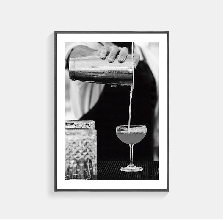 Vintage Inspirierte Gerahmte Kunstdruck