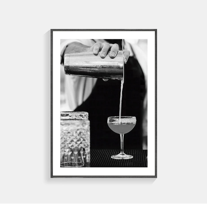 Vintage Inspirierte Gerahmte Kunstdruck