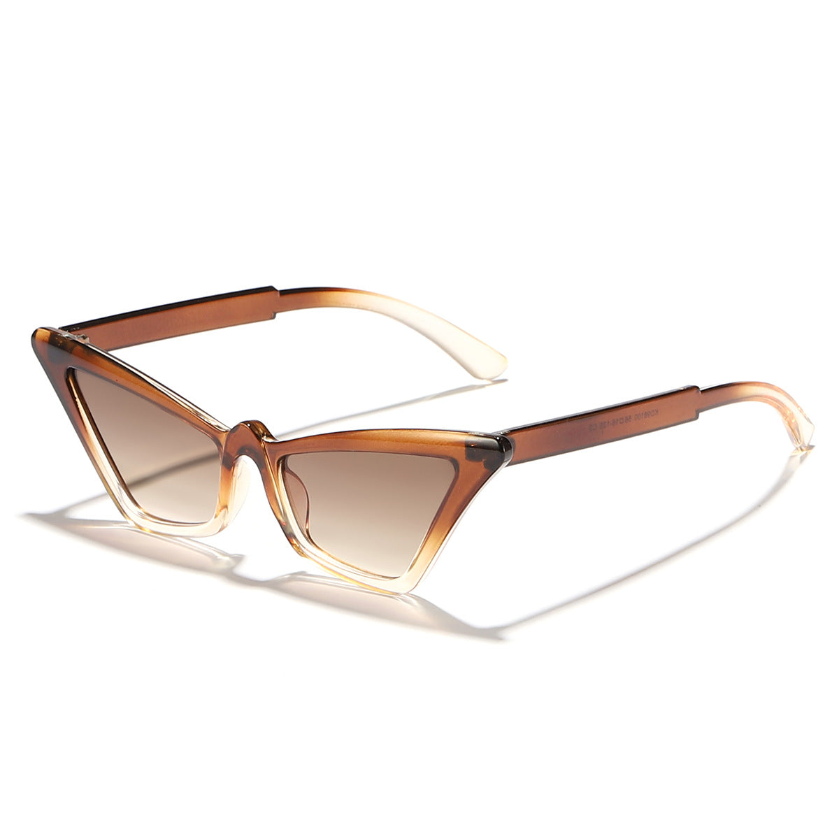Damen trendige Katzenaugen-Sonnenbrille mit modernem Rahmen Karnz