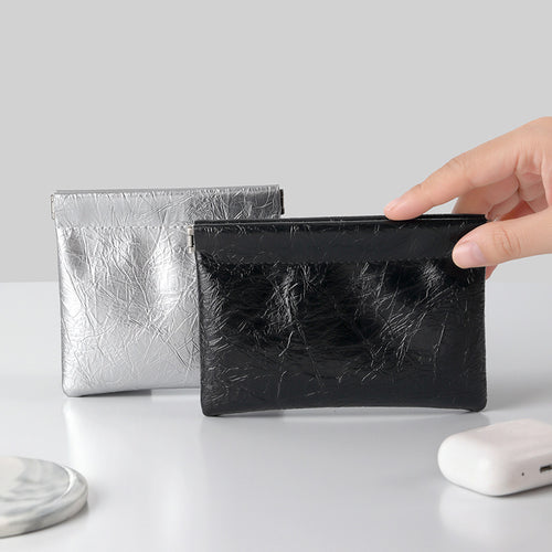 Texturierte Leder-Tasche
