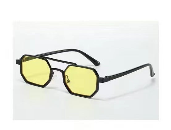 Damen geometrische Sonnenbrille mit einzigartigem Design Karnz