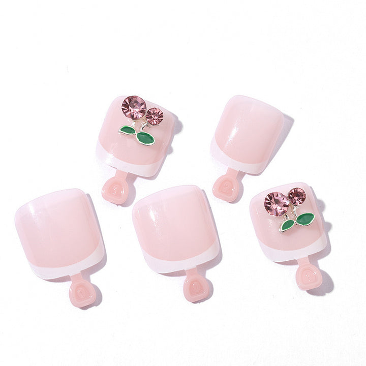Kunstnagelset mit verspieltem Blumendesign Karnz