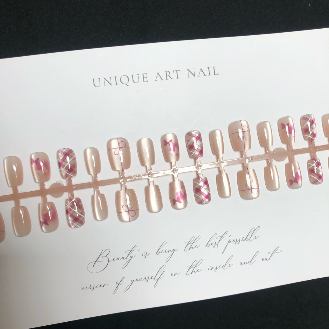 Künstlerisches Press-On Nagelkunst Set 1790745509