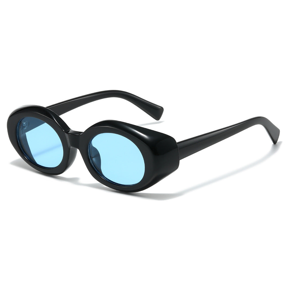 Oversized geometrische Sonnenbrille mit dicken Rahmen Karnz