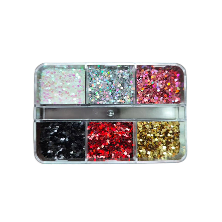 Nagelkunst Glitter- und Dekorationsset