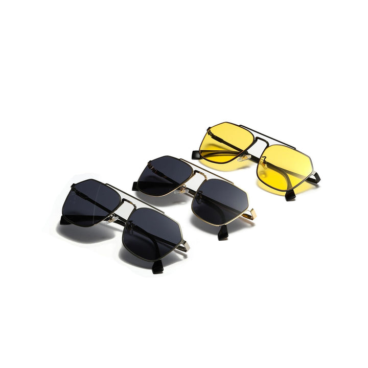 Damen modische Achtkant Sonnenbrille mit UV-Schutz Karnz