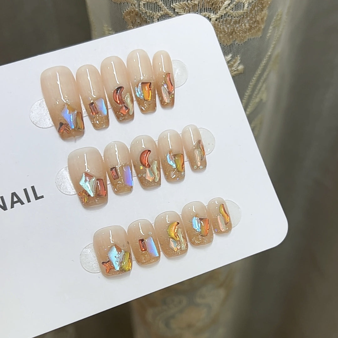 Glitzernde Druck-Nagelkunst Kollektion Karnz