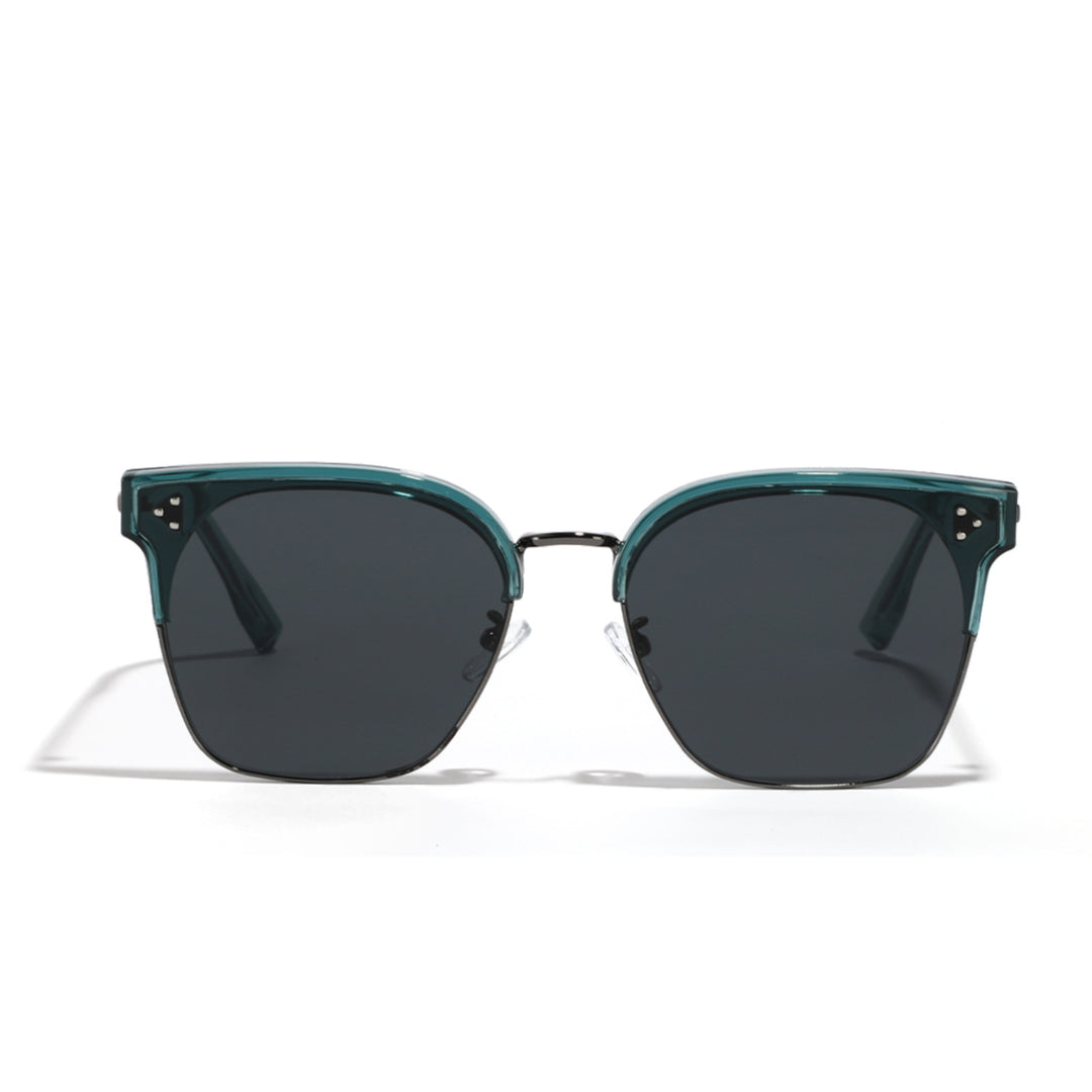 Damen modische Sonnenbrille mit markantem Design und kontrastreichem Rahmen Karnz