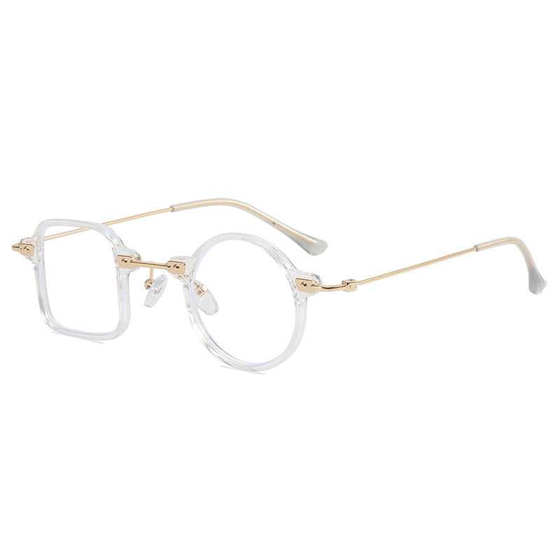 Damen elegante runde Hybridbrille mit quadratischem Design Karnz