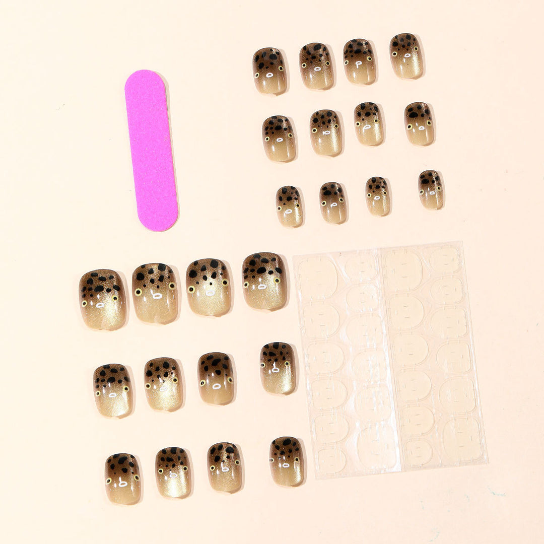 Kreatives 3D Tierdruck Nageldesign Karnz