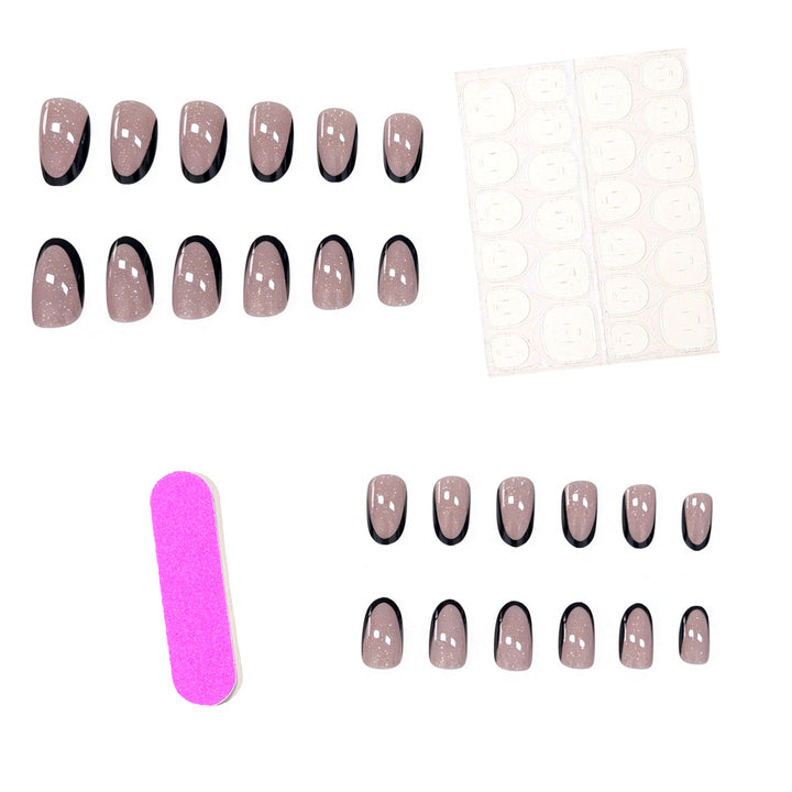 Glitzernde Ombre Stiletto Nagelverlängerungen Karnz
