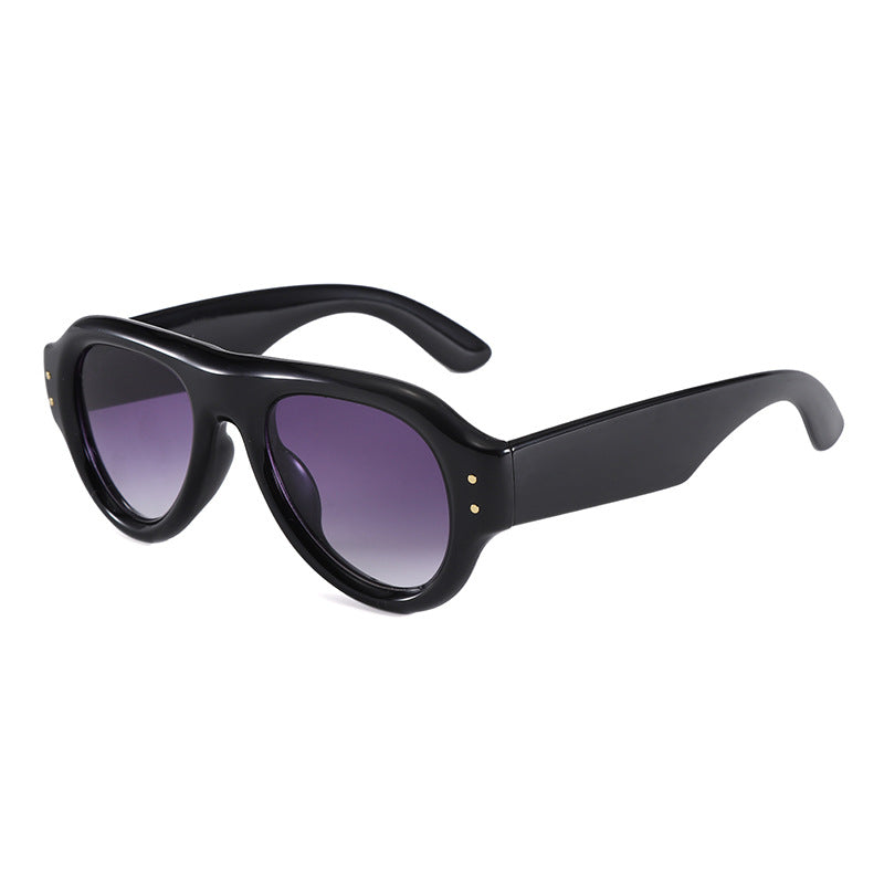 Damen ausgefallene Sonnenbrille im Retro-Stil Karnz