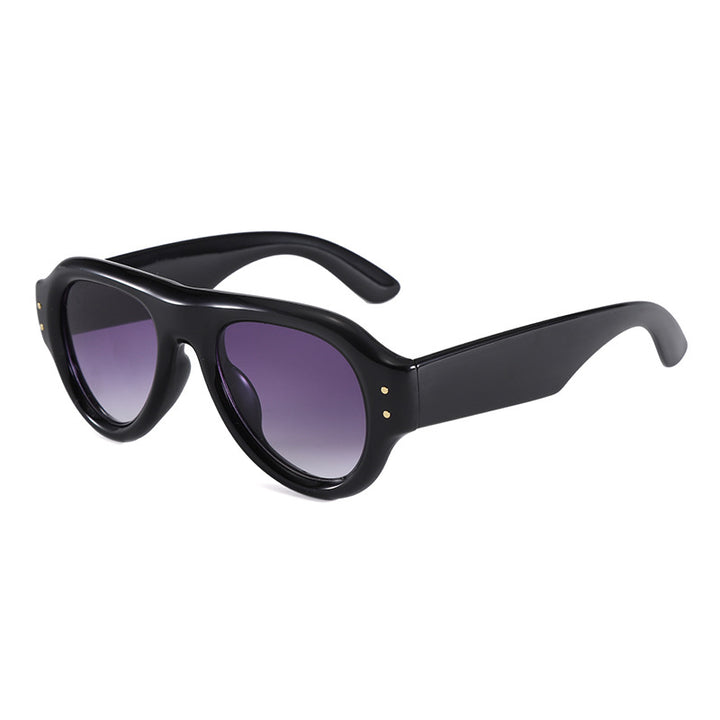 Damen ausgefallene Sonnenbrille im Retro-Stil Karnz