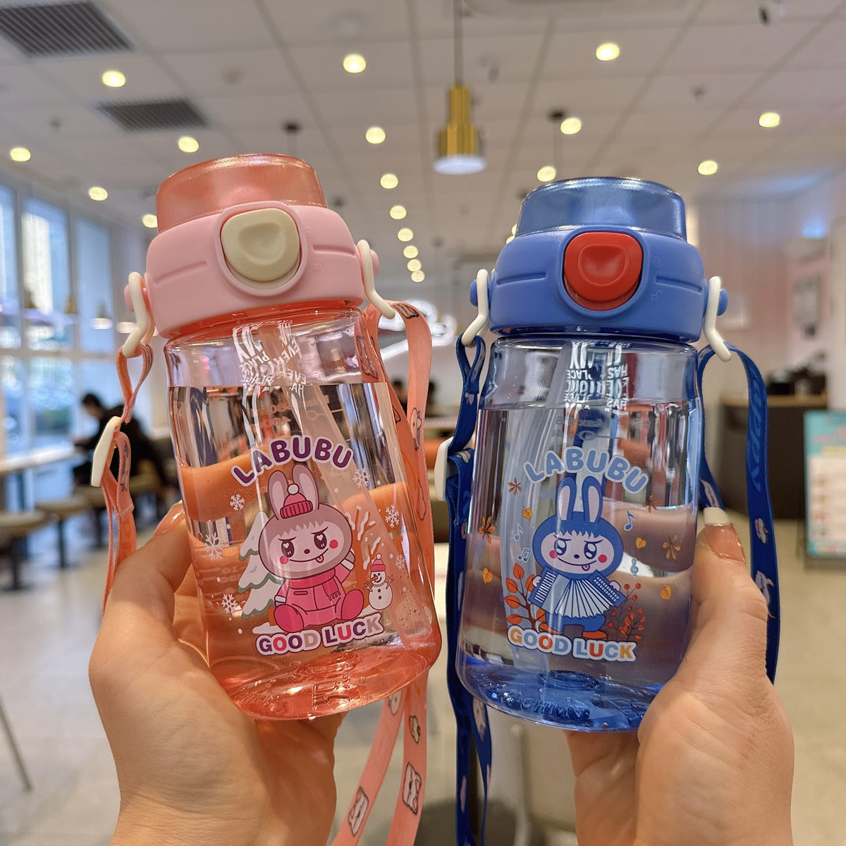 Damen Cartoon Trinkflasche Karnz