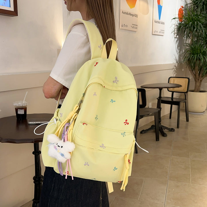Süßer gestickter gemusterter Rucksack Karnz