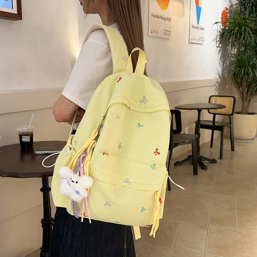 Süßer gestickter gemusterter Rucksack Karnz