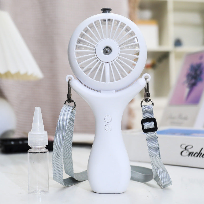 Damen Tragbarer USB Handventilator mit Sprühfunktion Karnz