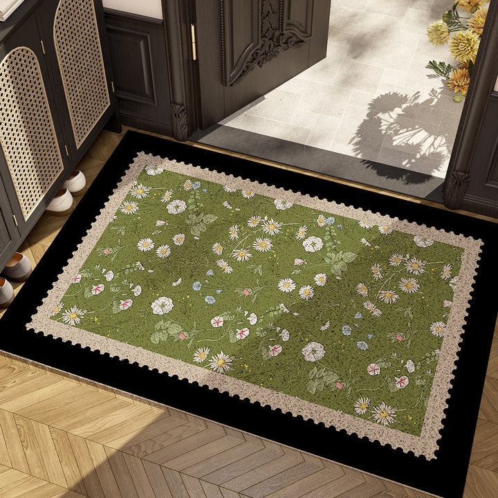Floral Pattern Bereichsteppich Karnz
