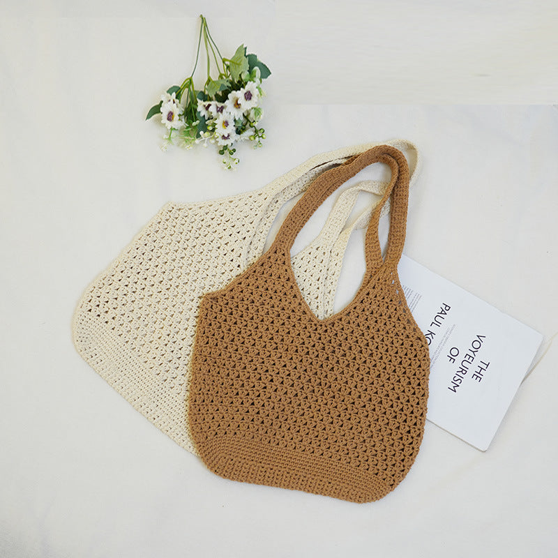 Damen Bunte Stricktragetasche Karnz