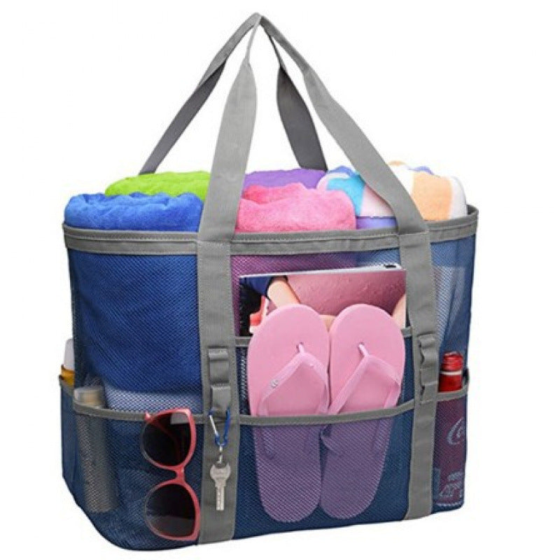 Geräumige Netz-Strandtasche Karnz