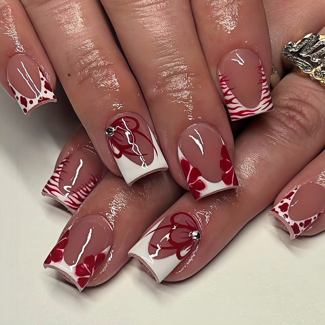 Künstlerische Acryl-Nagelvergrößerungen Karnz