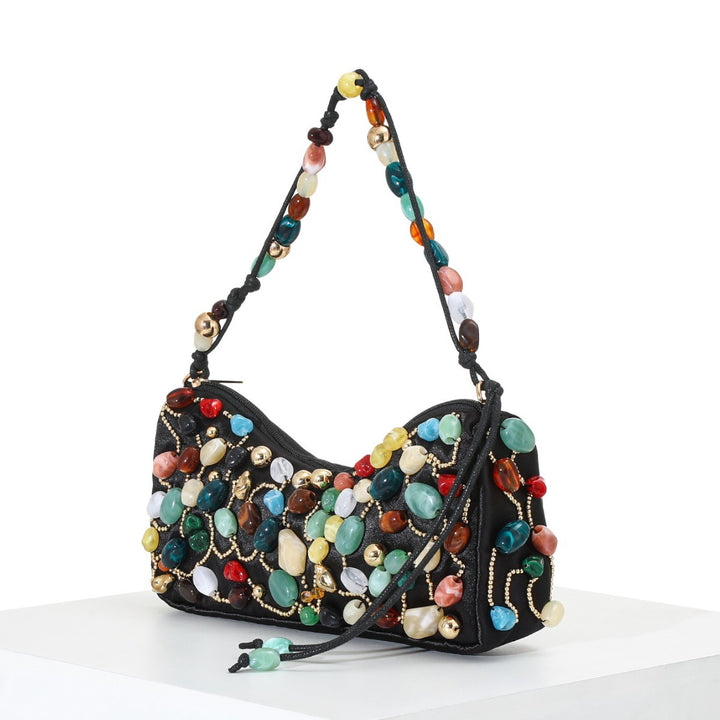 Artisanale Perlen Abend-Clutch