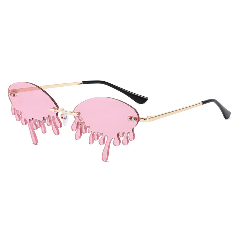 Damen Sonnenbrille mit kreativem Tropfen-Design Karnz