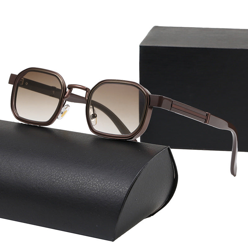Damen modische quadratische Sonnenbrille mit vielseitigem Design Karnz